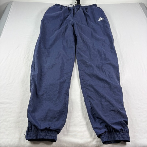 adidas Other - Vintage Adidas Jogger Track Pants Mens XL Blue Stretch Baggy Tapered Y2K